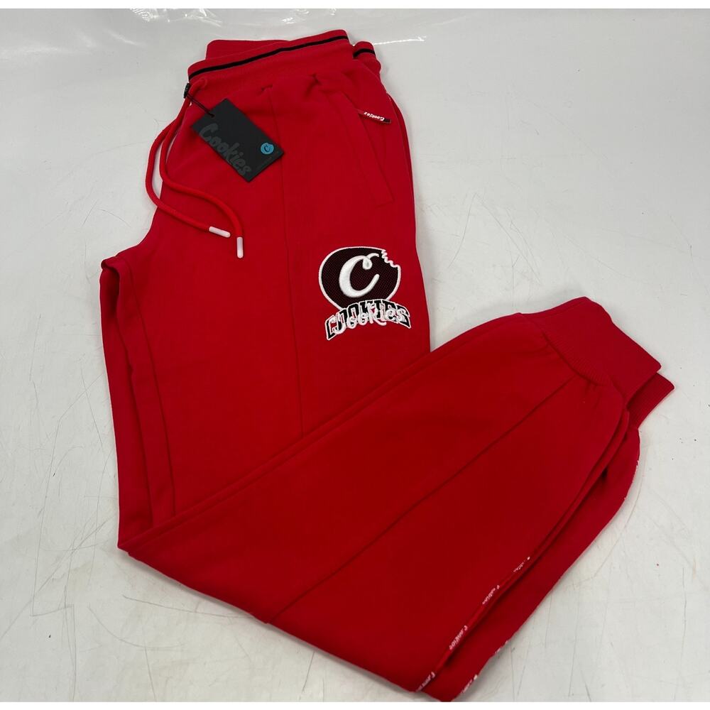 Cookies Loud Pack Cotton Interlock Sweatpant RED SZ M NWT
